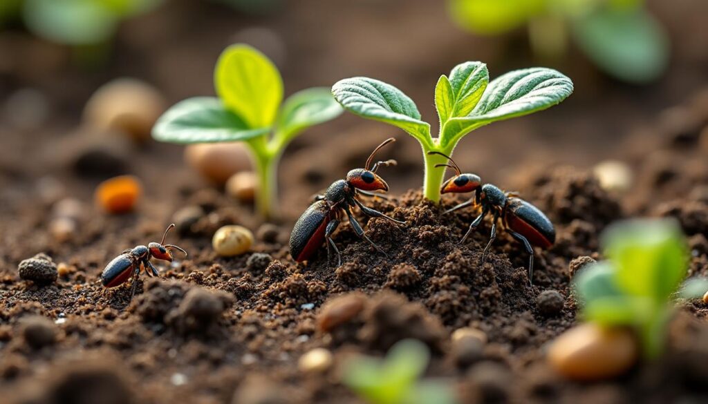 Méthodes de lutte naturelle contre les fourmis dans le potager