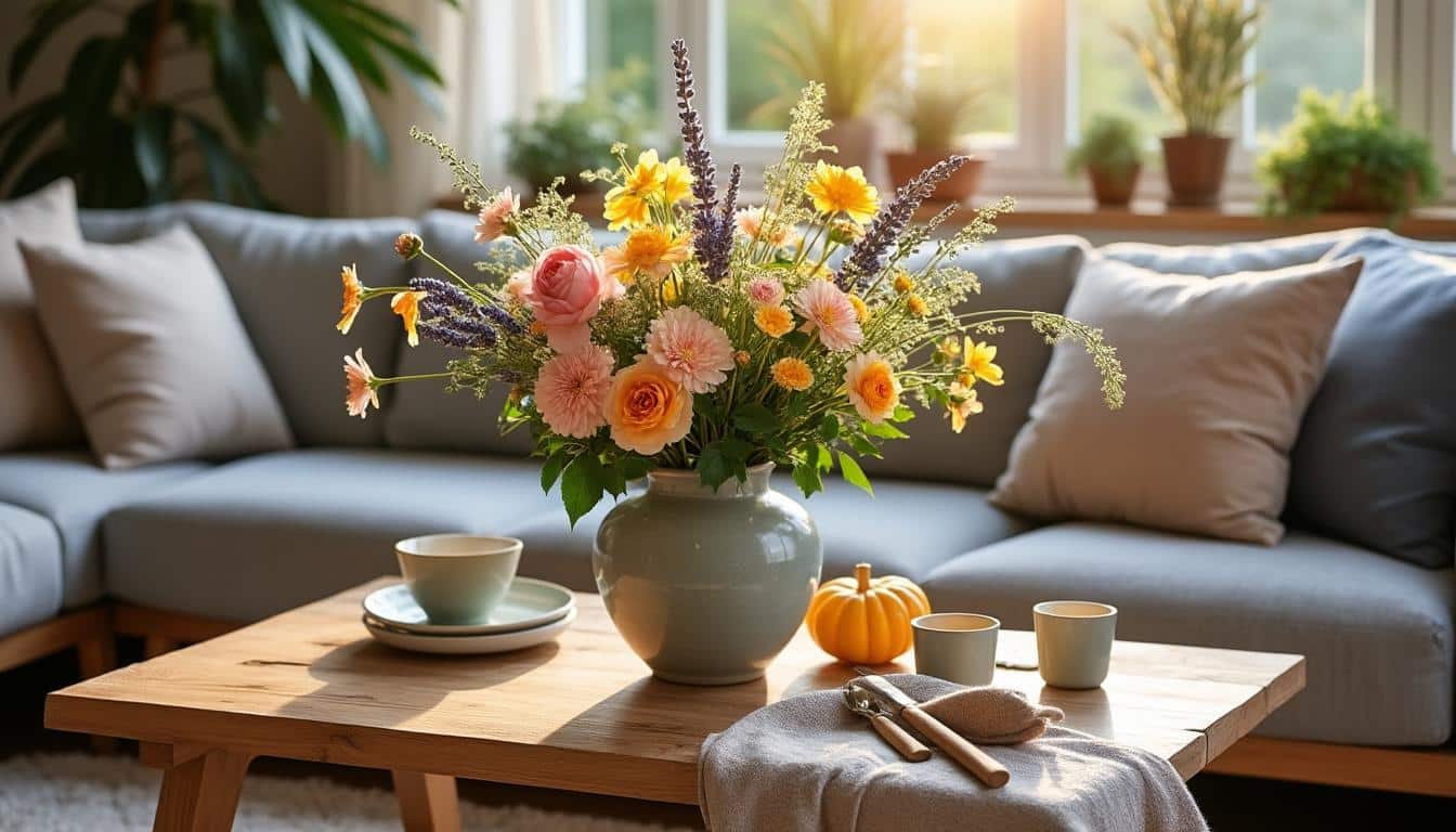 Créer une harmonie de couleurs avec un vase centrepiece dans vos pièces