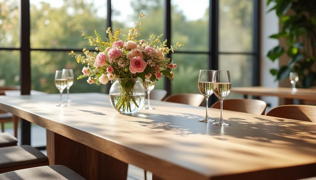 Comment choisir un vase centrepiece pour une table de salle à manger moderne