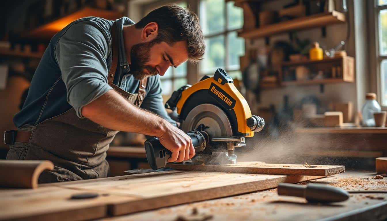 Illustration: Comment la scie circulaire Evolution a transformé les outils de coupe modernes