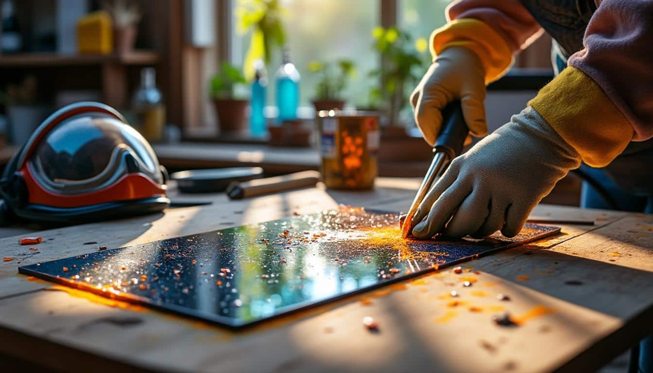 Quelles sont les astuces de sécurité pour faire un vitrail à la maison ?