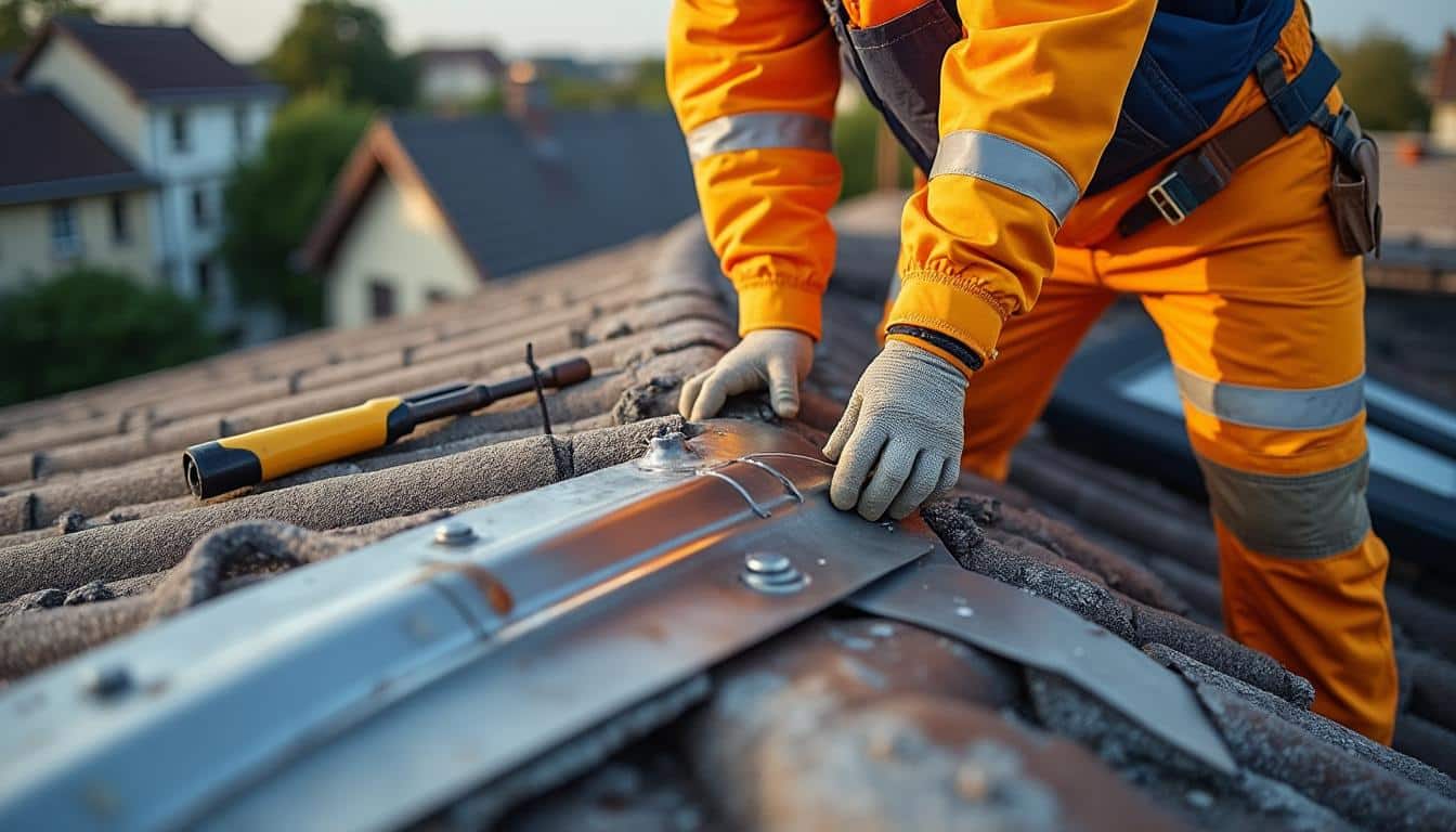 Illustration: Comprendre le rôle essentiel de la bande d'égout dans la toiture