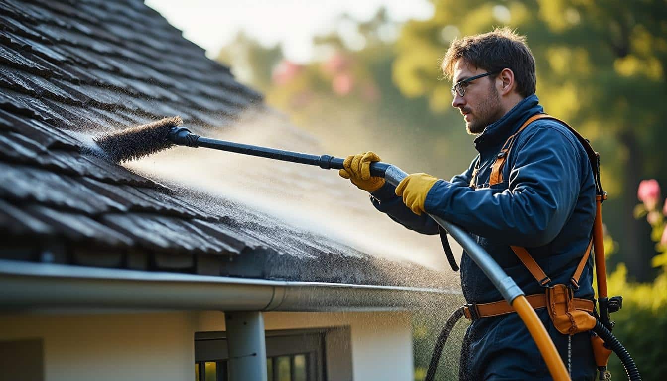 Illustration: Comprendre ce qu’est une perche pour nettoyage de toiture