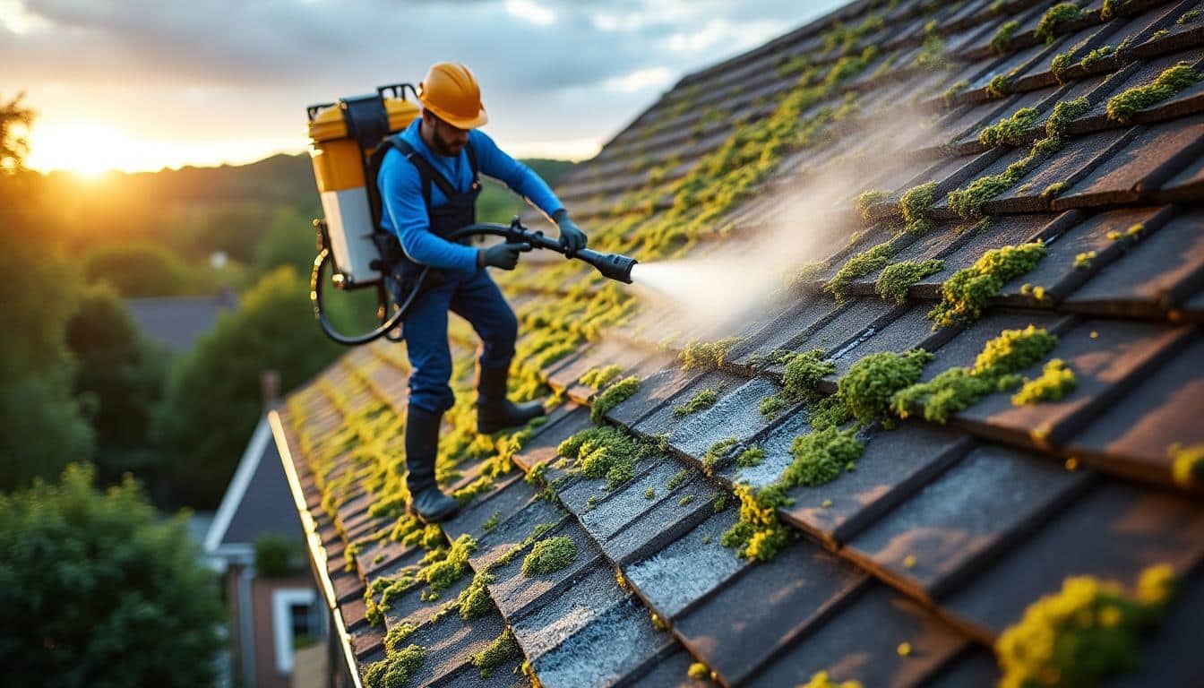 Illustration: Pourquoi opter pour un traitement à l’algimouss pour protéger sa toiture ?