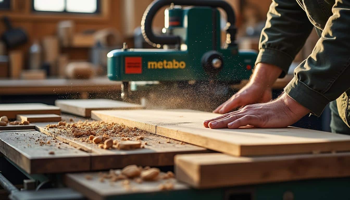 Scie radiale Metabo : précision et puissance pour vos découpes