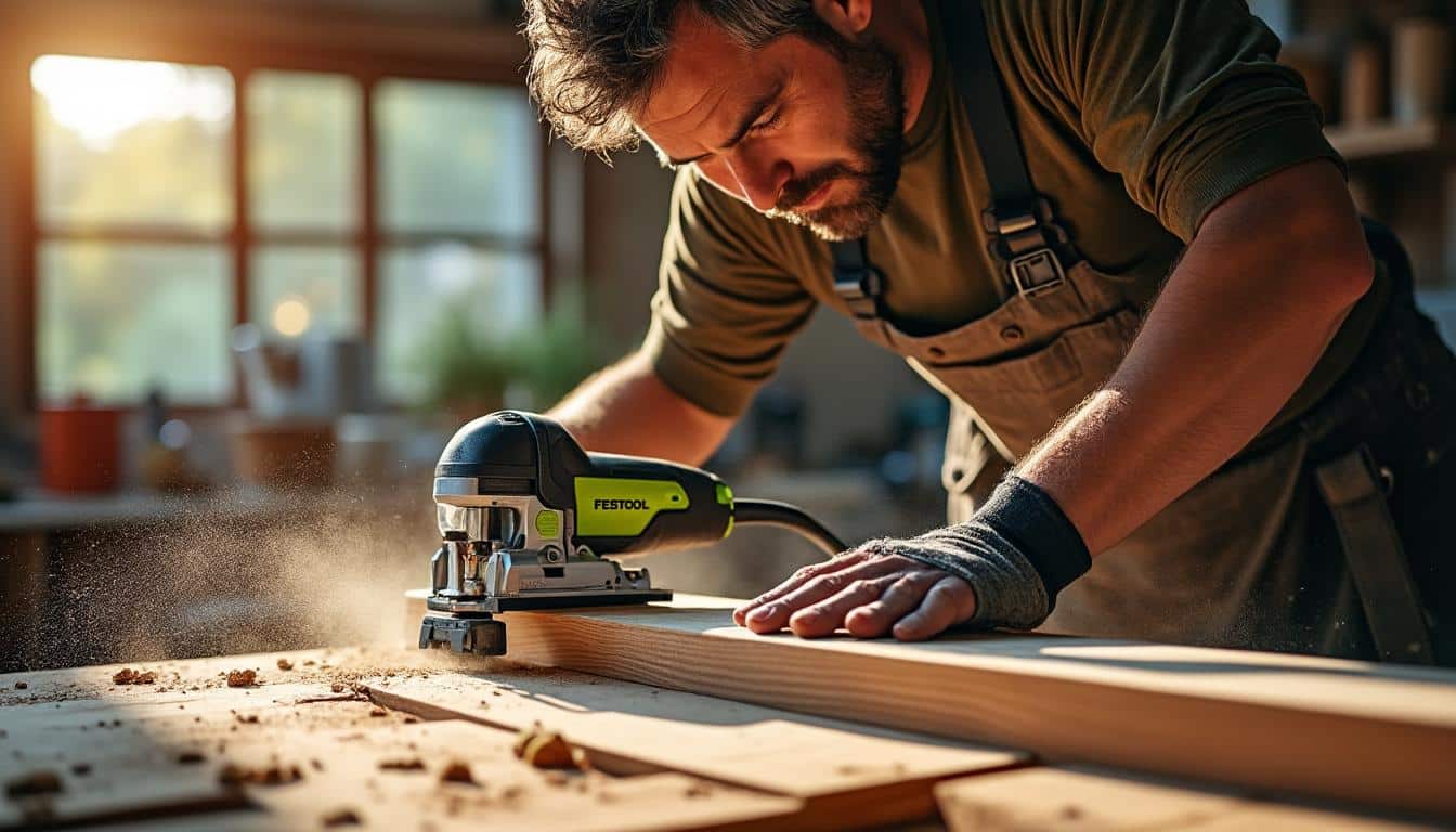 Scie TS 55 Festool : précision et performance pour vos découpes