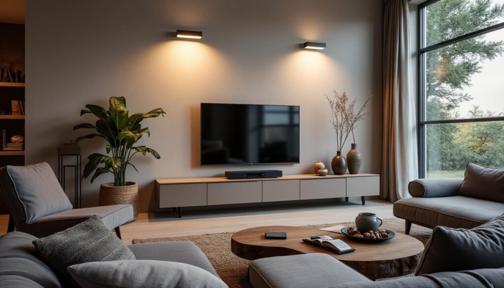 Applique murale sans fil avec télécommande : design et confort