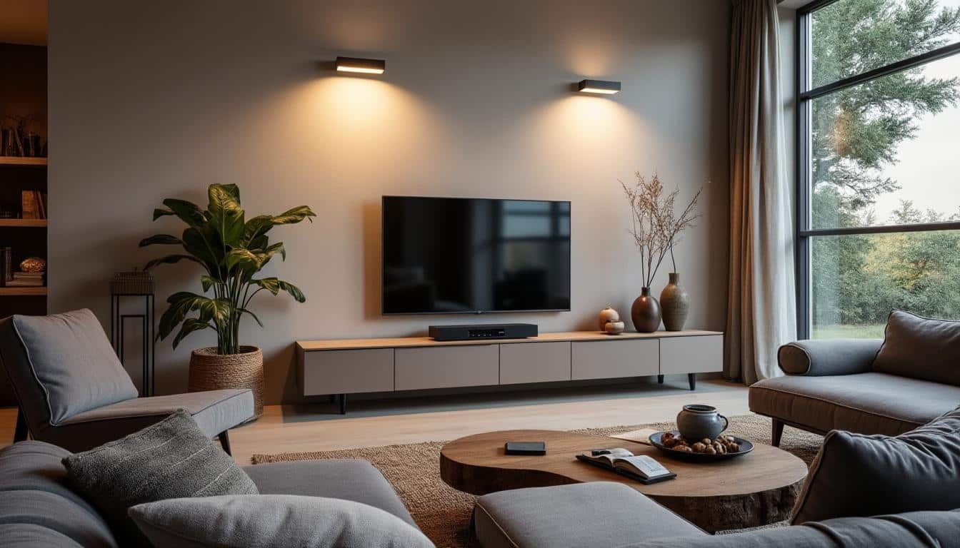 Applique murale sans fil avec télécommande : design et confort