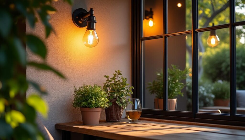 Applique murale de véranda : guide pour un éclairage chaleureux