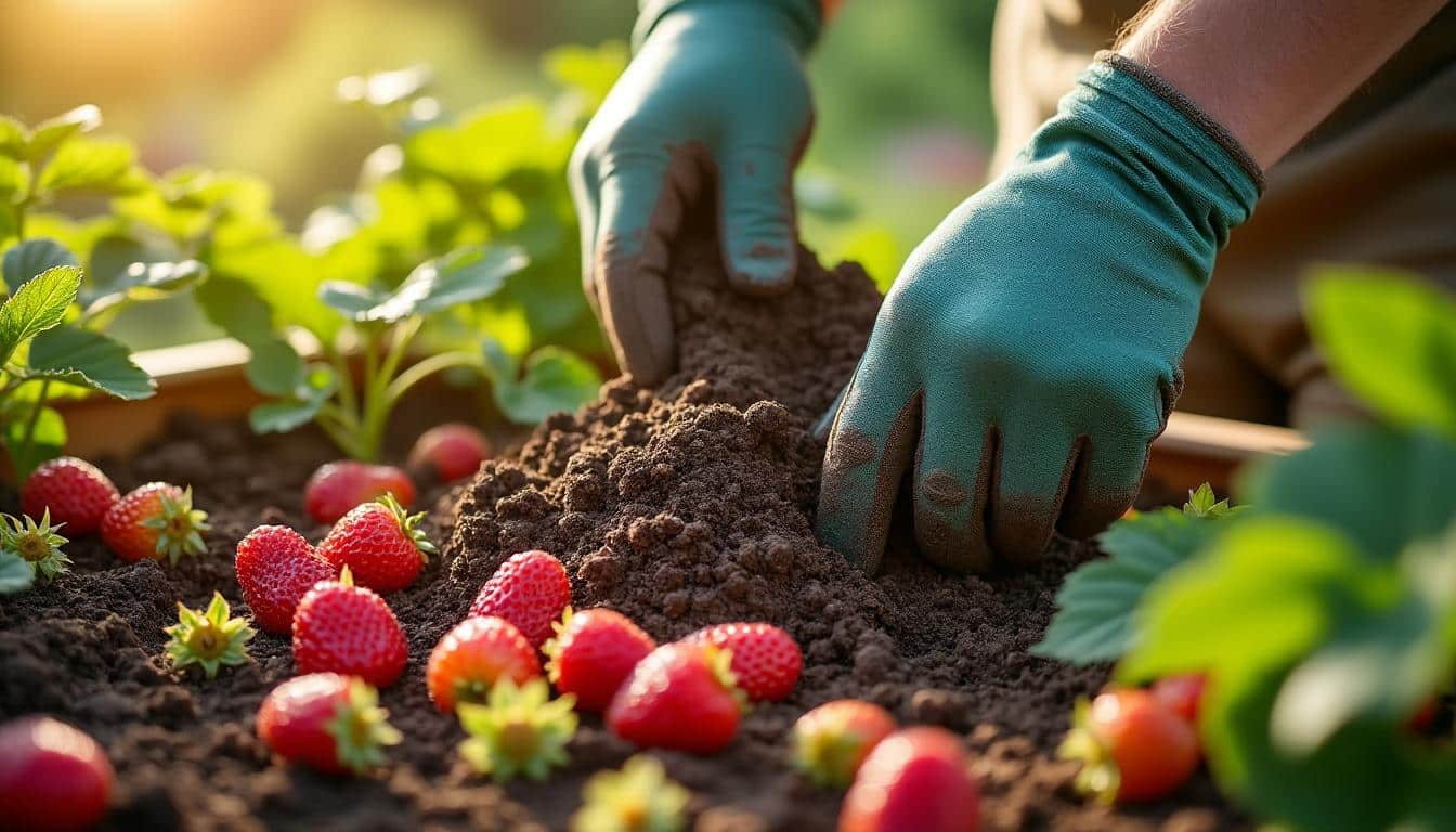 Engrais naturel pour les fraises : astuces pour une récolte savoureuse