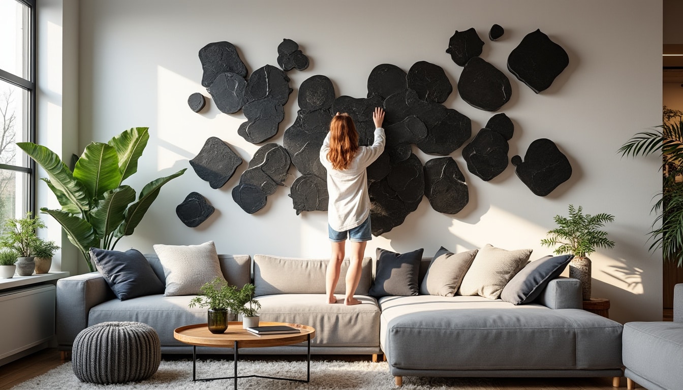 Illustration: Comprendre la décoration murale en métal noir : définition et caractéristiques