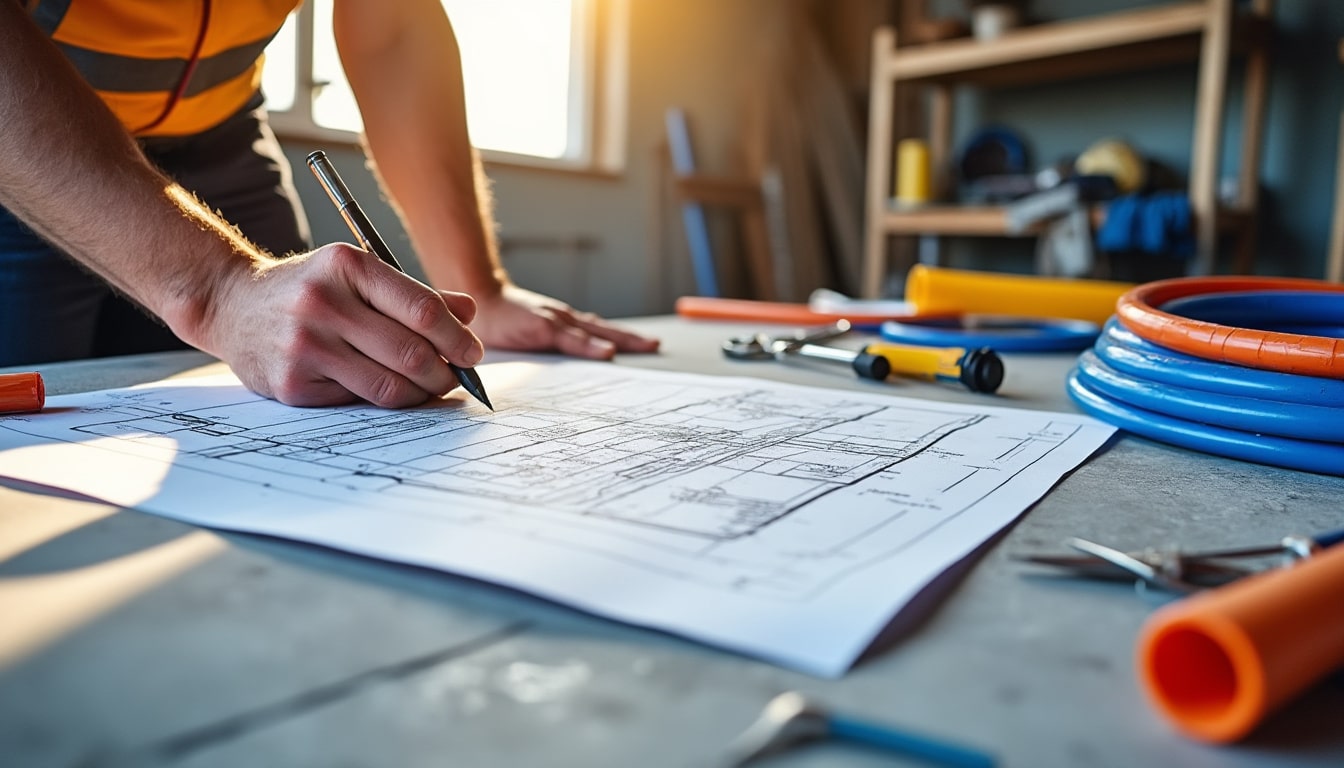 Illustration: Comprendre le principe et le rôle du plan pour la pose d’un plancher chauffant