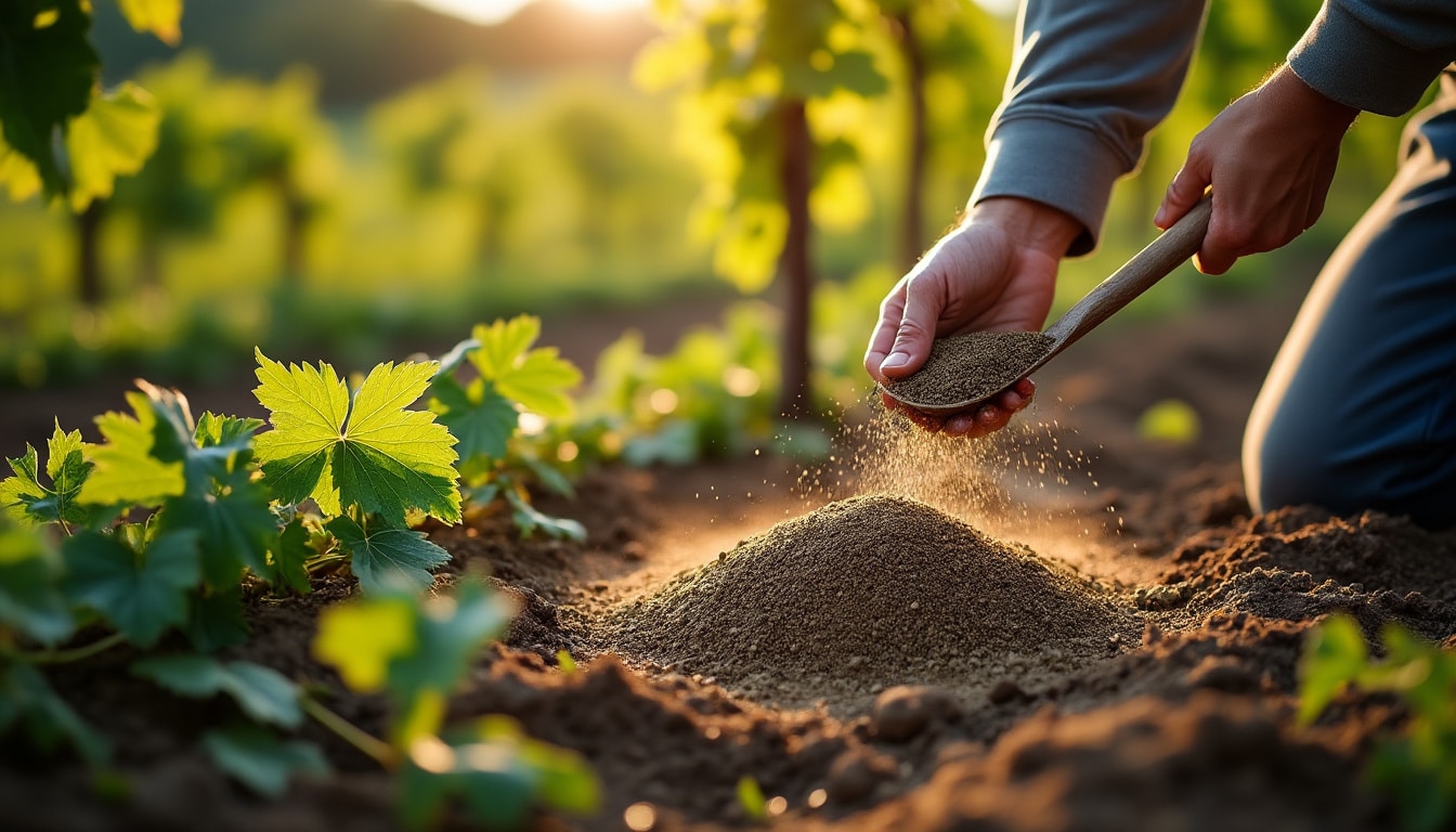 Illustration: Comprendre le rôle essentiel de l’apport nutritif dans la santé de la vigne