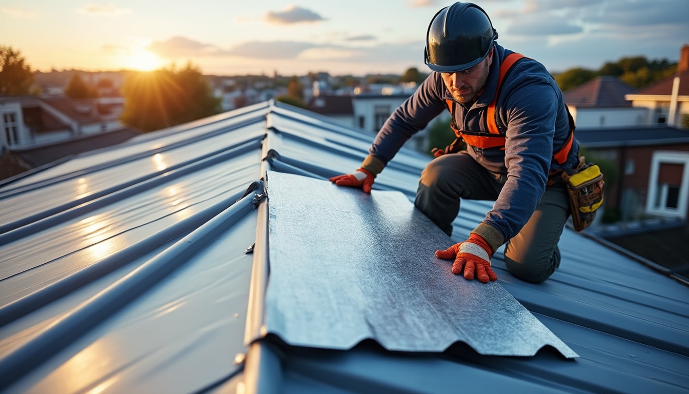 Illustration: Comprendre le rôle essentiel de la feuille de zinc dans la couverture de toiture