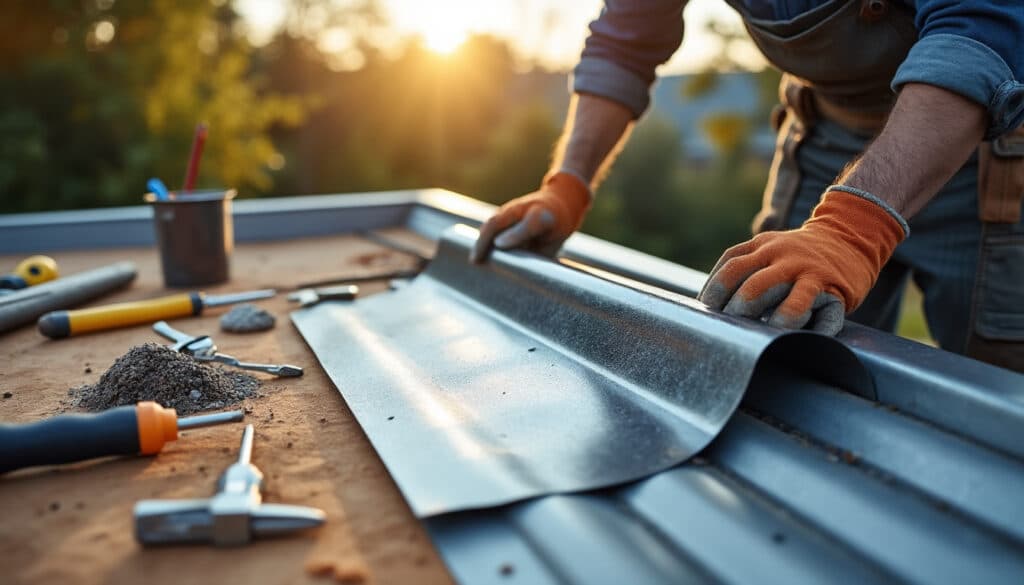 Feuille de zinc pour toiture Brico Dépôt : robustesse et élégance