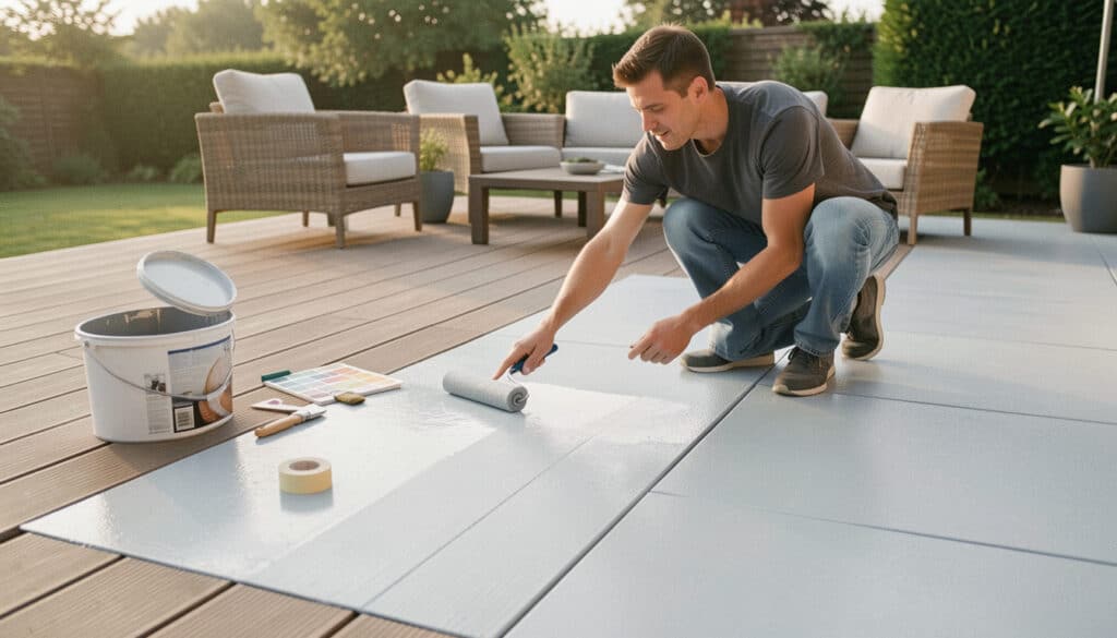 Bien choisir sa peinture pour sol extérieur durable