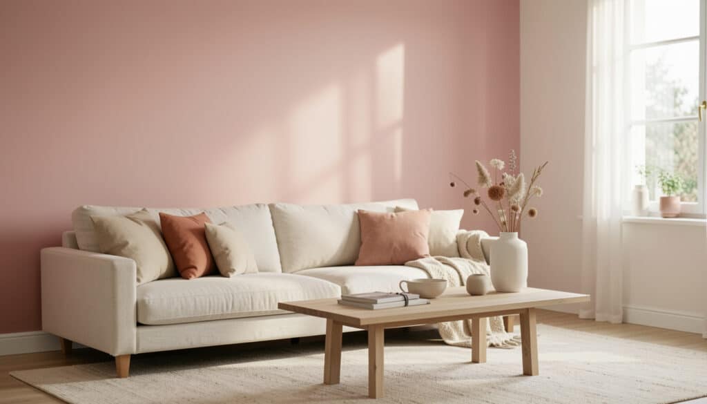 Peinture rose poudré : idées déco et bonnes associations