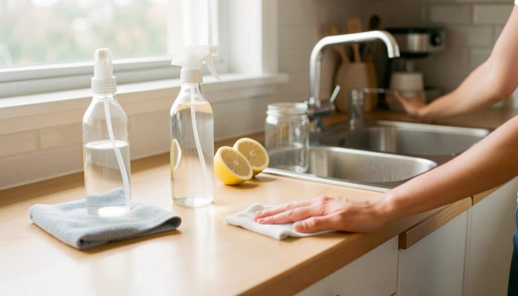 Le vinaigre blanc pour un nettoyage simple et efficace